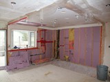upgrading the kitchen  insulation